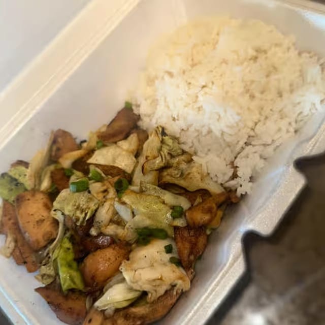 Teriyaki Chicken & Cabbage.